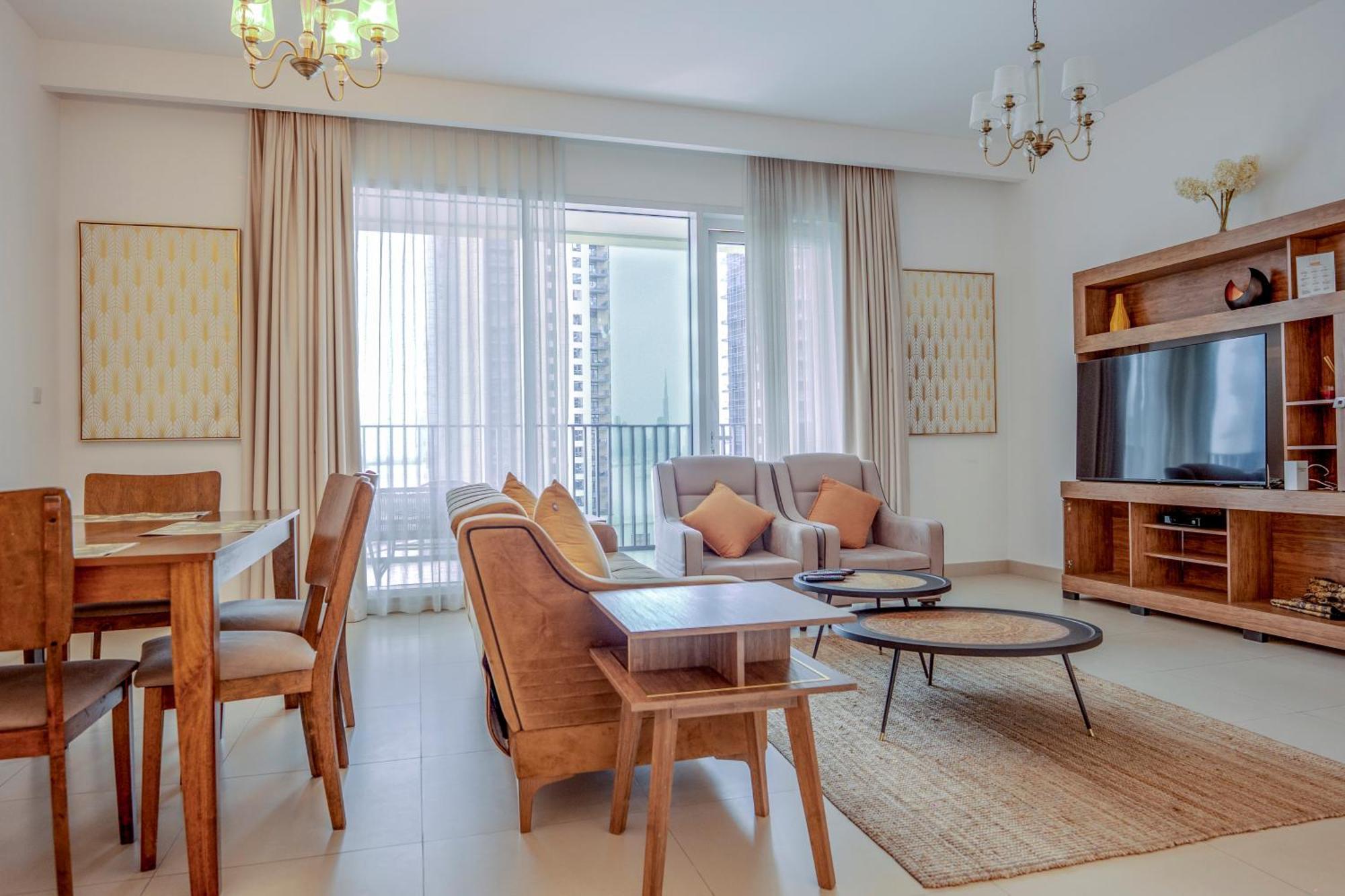 Aparthotel 3Br Haven With Burj Views By Magnoliasvhr Dubái Exterior foto